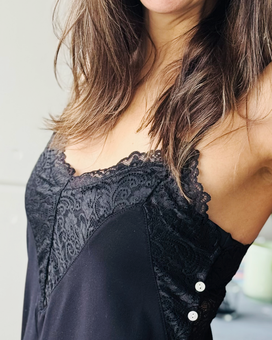 Camisa Encaje Negra