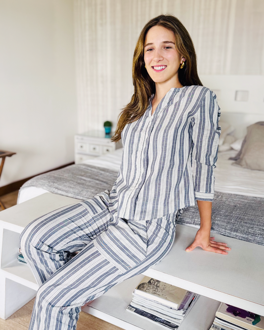 Pijama Relax Gris