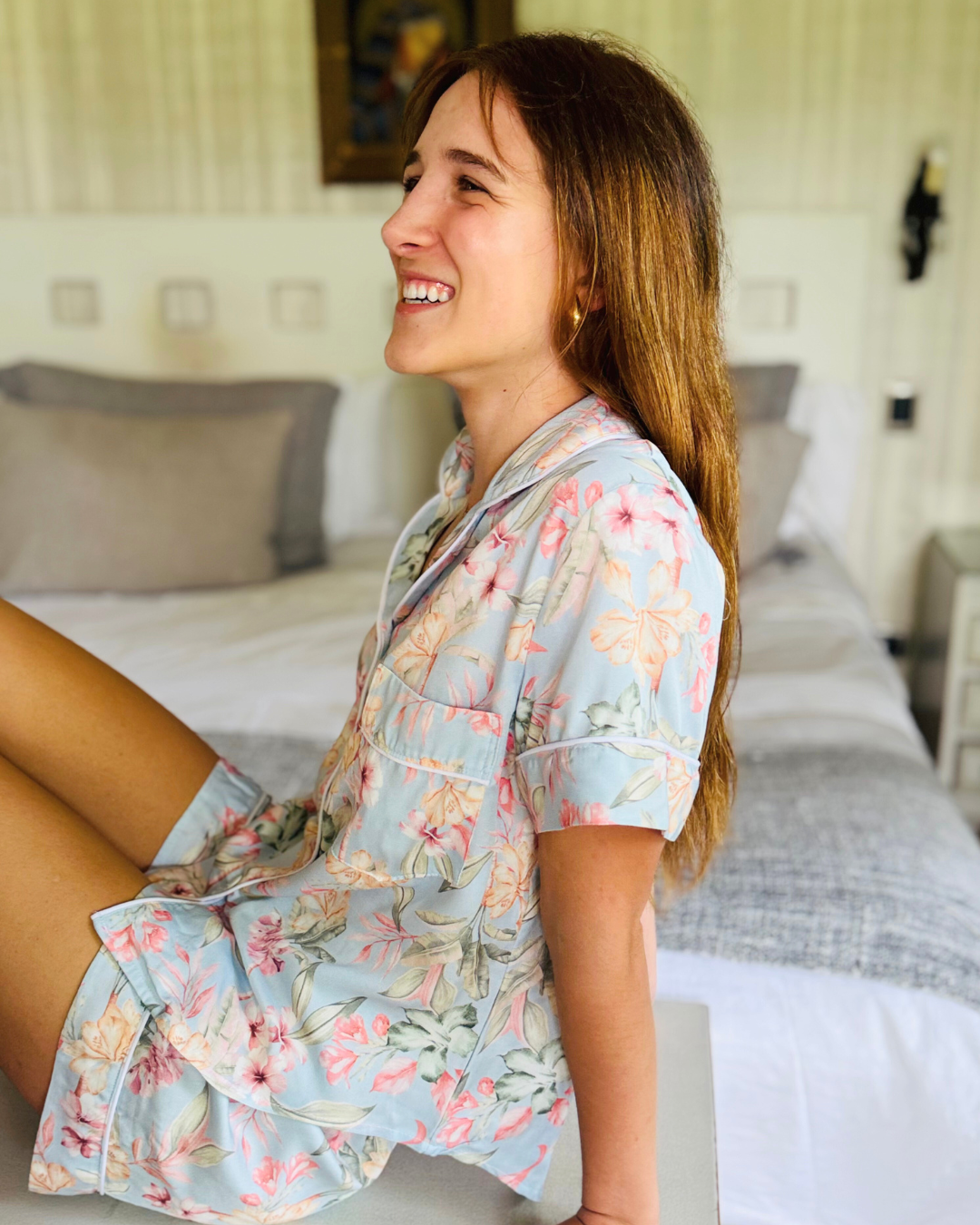 Pijama corto primavera