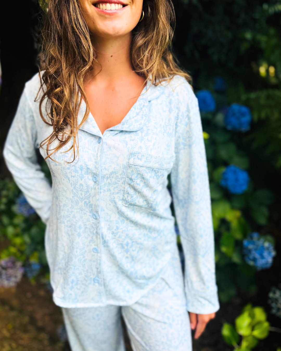 pijama Blue Bloom