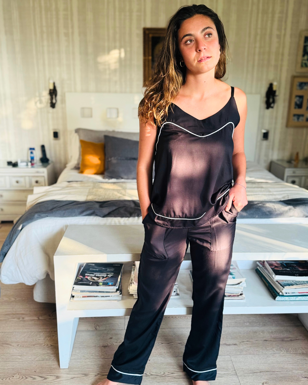 Pijama Elvira negro