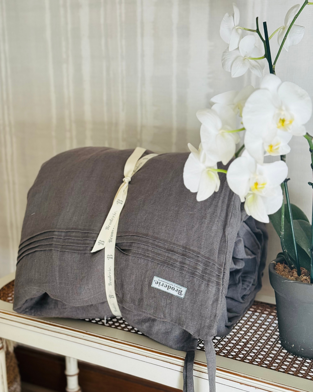 Piecera Lino Gris - King